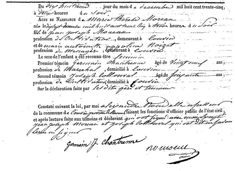 MOREAU Marie Thérèse