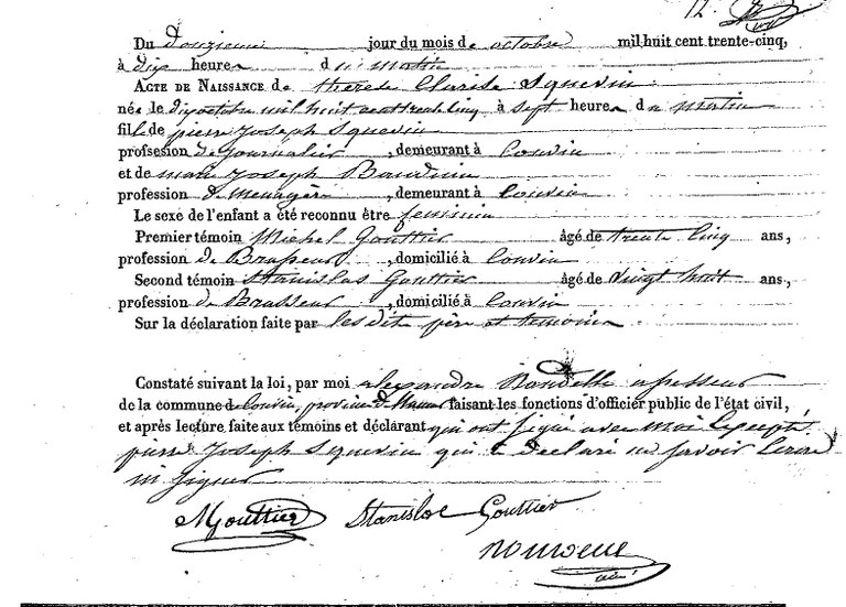 SQUEVIN Thérèse Clarise