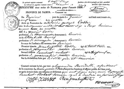 COSSE Adélaide Joseph