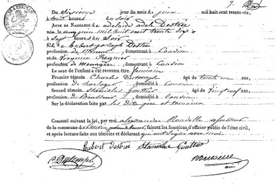 DESTREE Adélaide Adèle