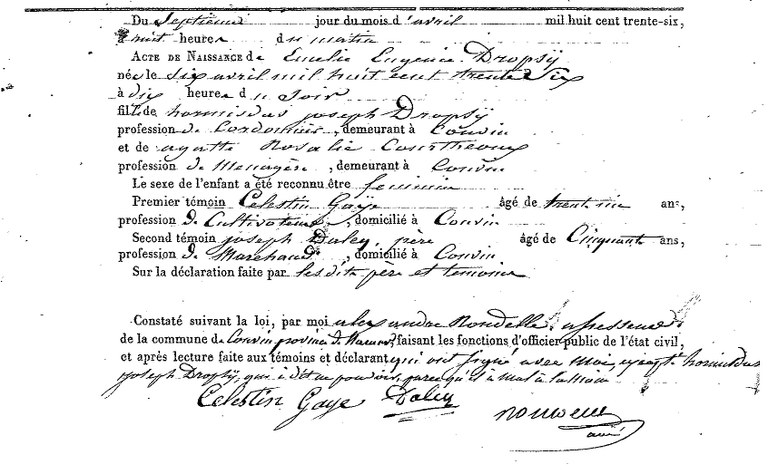 DROPSY Emile Eugénie