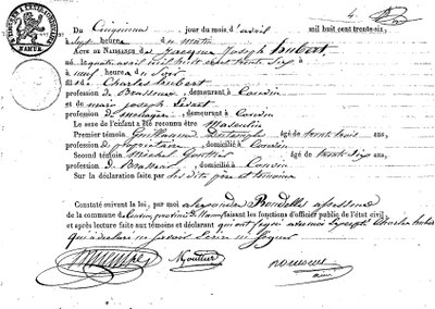 HUBERT Jacques Joseph
