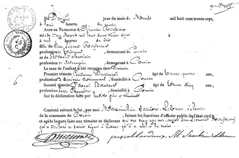 ROUSSEAUX Clémentine