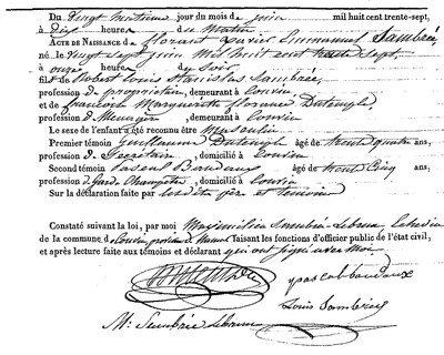 SAMBREE Florant Xavier Emanuel
