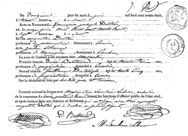 DESTREE François Joseph