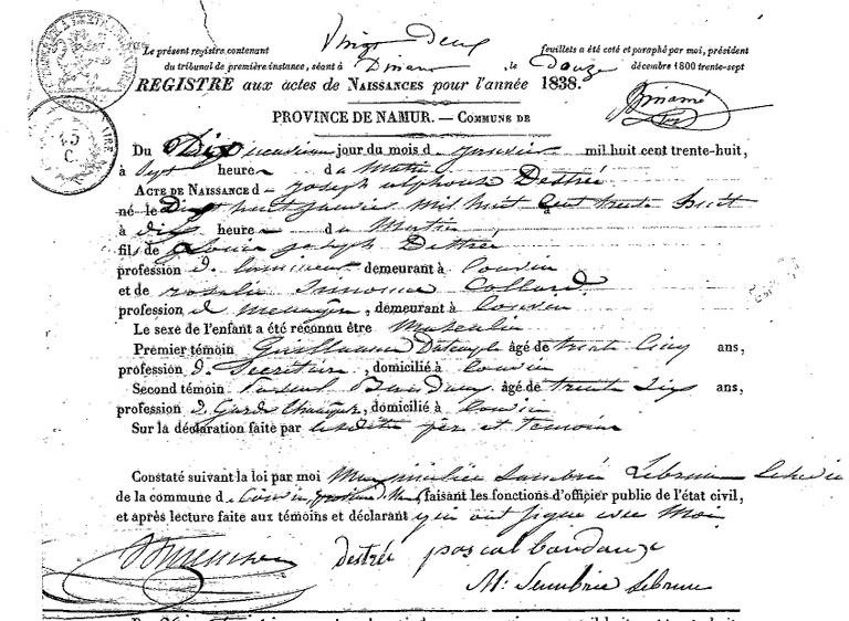DESTREE Joseph Adolphe