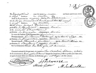 DESORME Eugénie Rosalie
