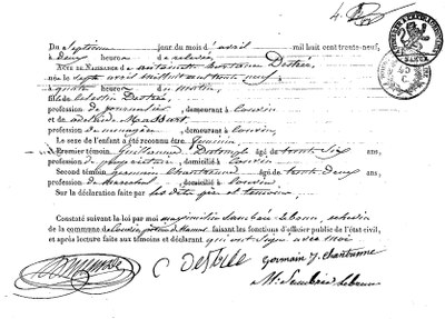 DESTREE Antoinette Hortance