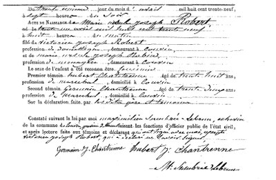 ROBERT Marie Ursule Joseph