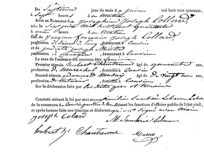 COLLARD Joséphine Joseph