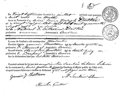 DESTREE Aimé Louis Joseph