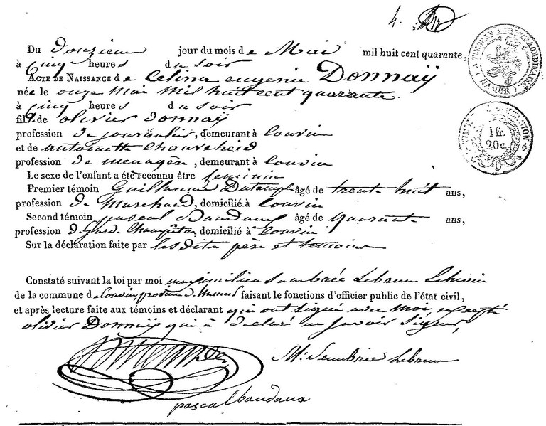 DONNAY Célina Eugénie