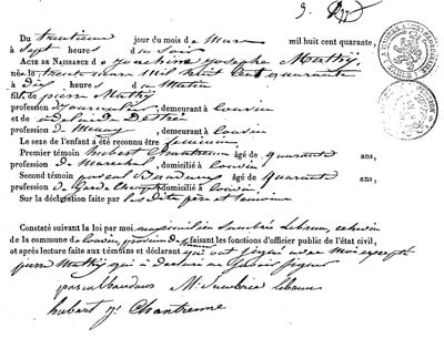 MATHY Joachim Joseph