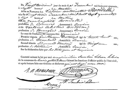 RONDELLE Victoire Antoinette