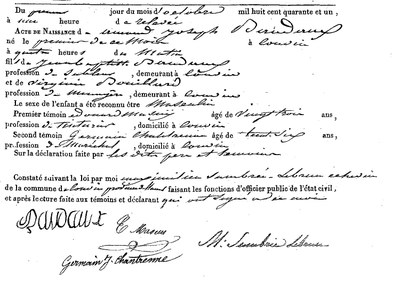 BAUDAUX Amand Joseph