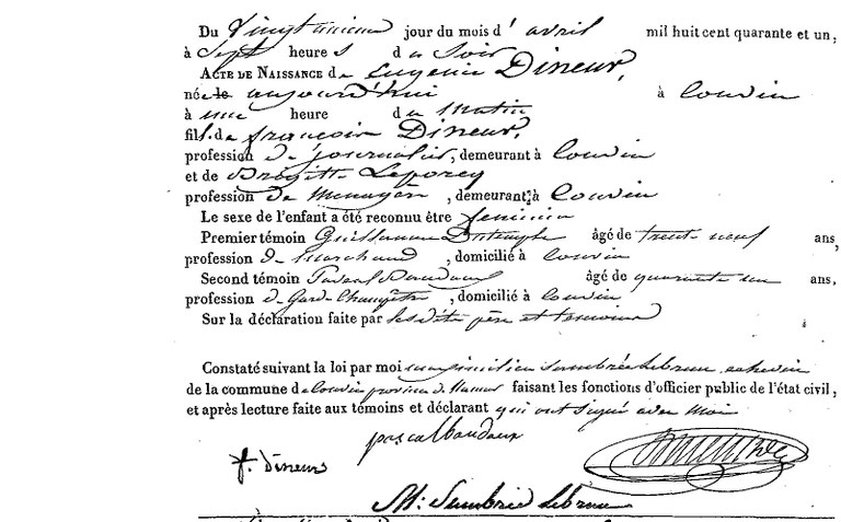 DINEUR Eugénie