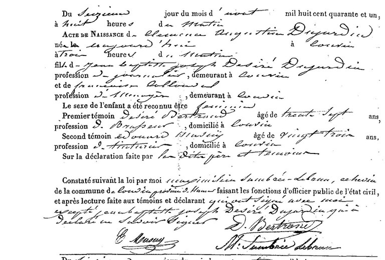 DUJARDIN Clémence Augustine
