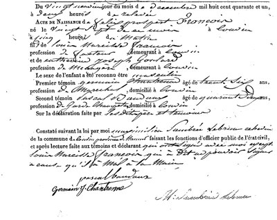 FRANCOIS Félix Prospert
