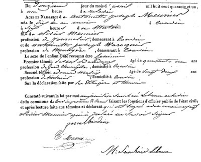 MEUNIER Antoinette Joseph