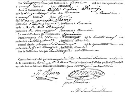 REMY Adèle Aglaé