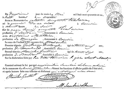 TIALANS Celestin Auguste