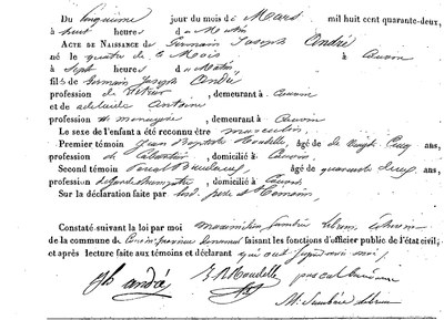ANDRE Germain Joseph