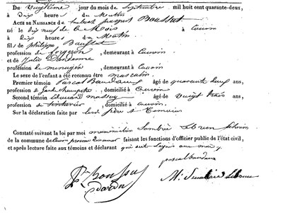 BOUSSUS Hubert Prosper