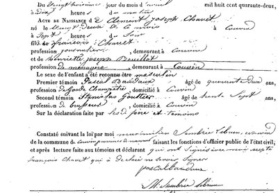 CHAVET Clément Joseph