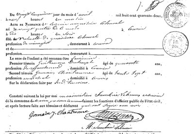 COLLONVAL Eugénie Augustine