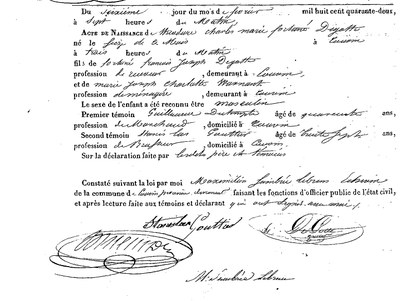 DEGOTTE Théodule Charles Marie Fortuné