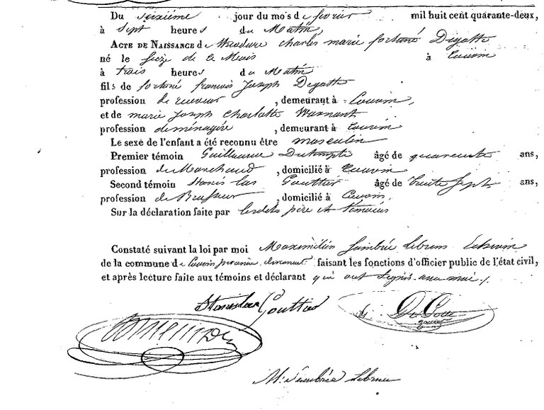 DEGOTTE Théodule Charles Marie Fortuné