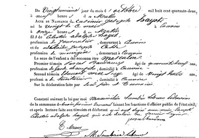 HAYOT Casimir Joseph