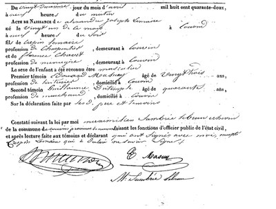 LEMAIRE Alexandre Joseph