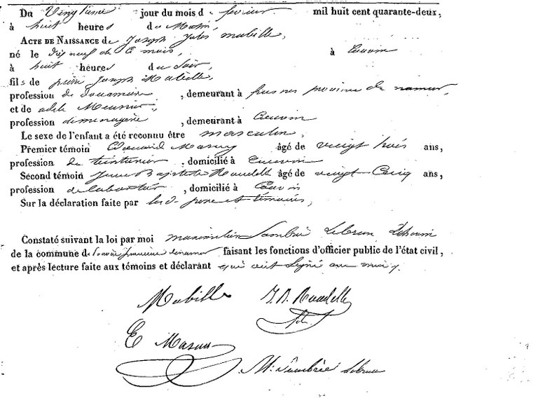 MABILLE Joseph Jules