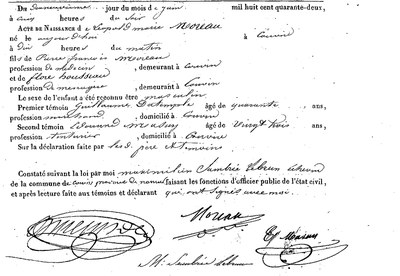 MOREAU Léopolde Marie