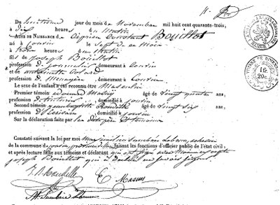 BOUILLOT Cyprien Costant