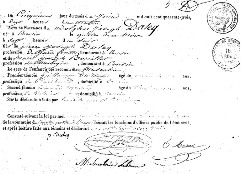 DALCQ Adolphe Joseph