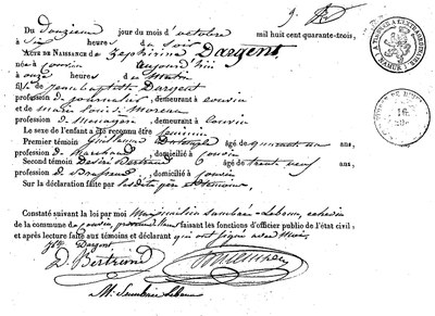 DARGENT Zéphirine
