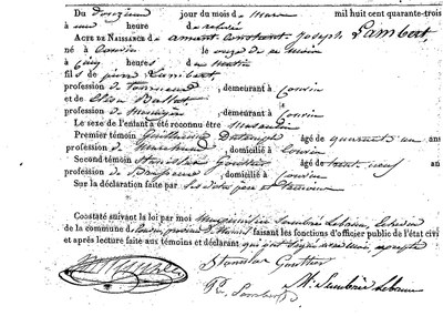 LAMBERT Amand Constant Joseph