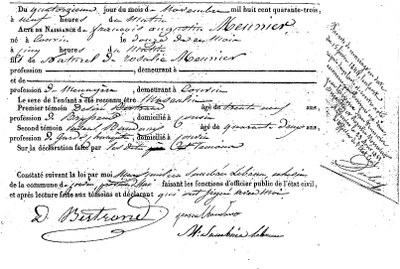 MEUNIER François Augustin