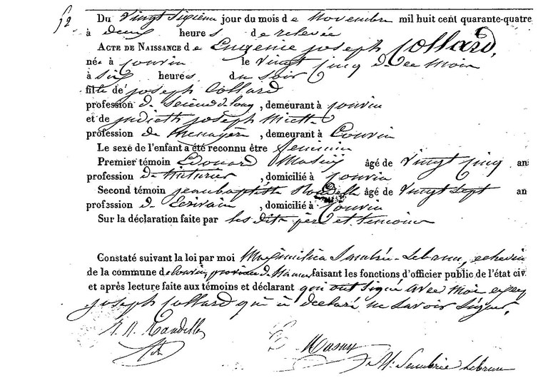 COLLARD Eugénie Joseph