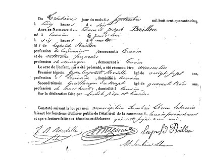 BAILLON Edouard Joseph