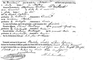 PAILLARD Stéphanie Délina