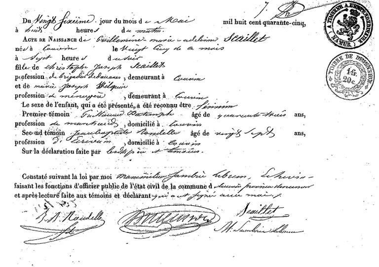 SCAILLET Guillaume Marie Adeline