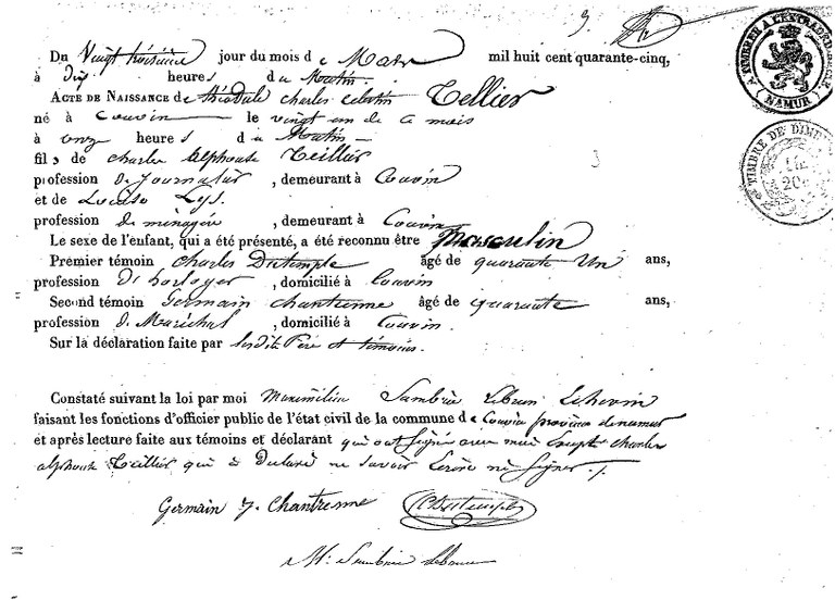 TELLIER Théodule Charles Célestin