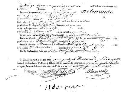 DELMARCHE Auguste Joseph