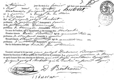 HUBERT Gaspard Joseph