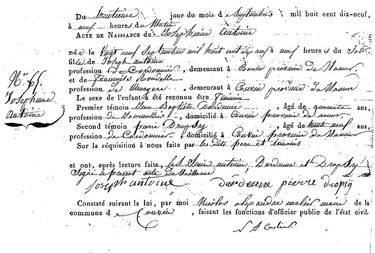 ANTOINE Joséphine