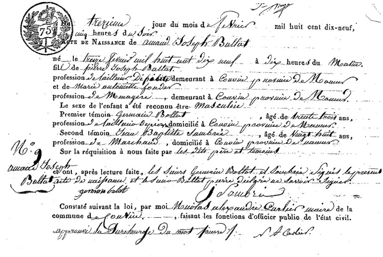 BALLAT Amand Joseph