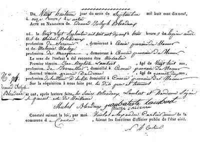 BLONDAUX Edouard Joseph